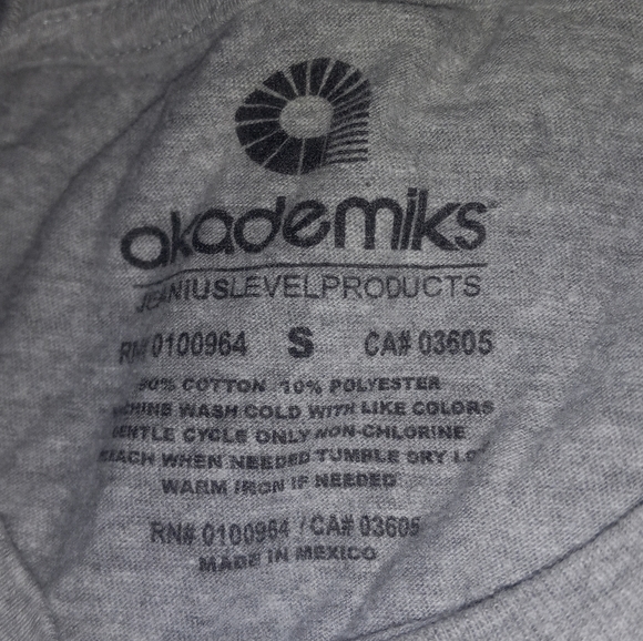 LAST CHANCE SALE ONLY $8"Akademiks" NASA Short Sleeve Tee (Gray) Small - Picture 5 of 5